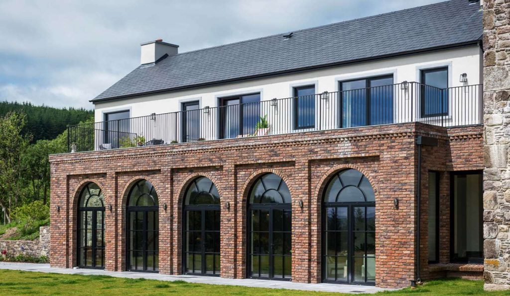 Stylish aluminium shopfront doors installed for a retail shop in Wales