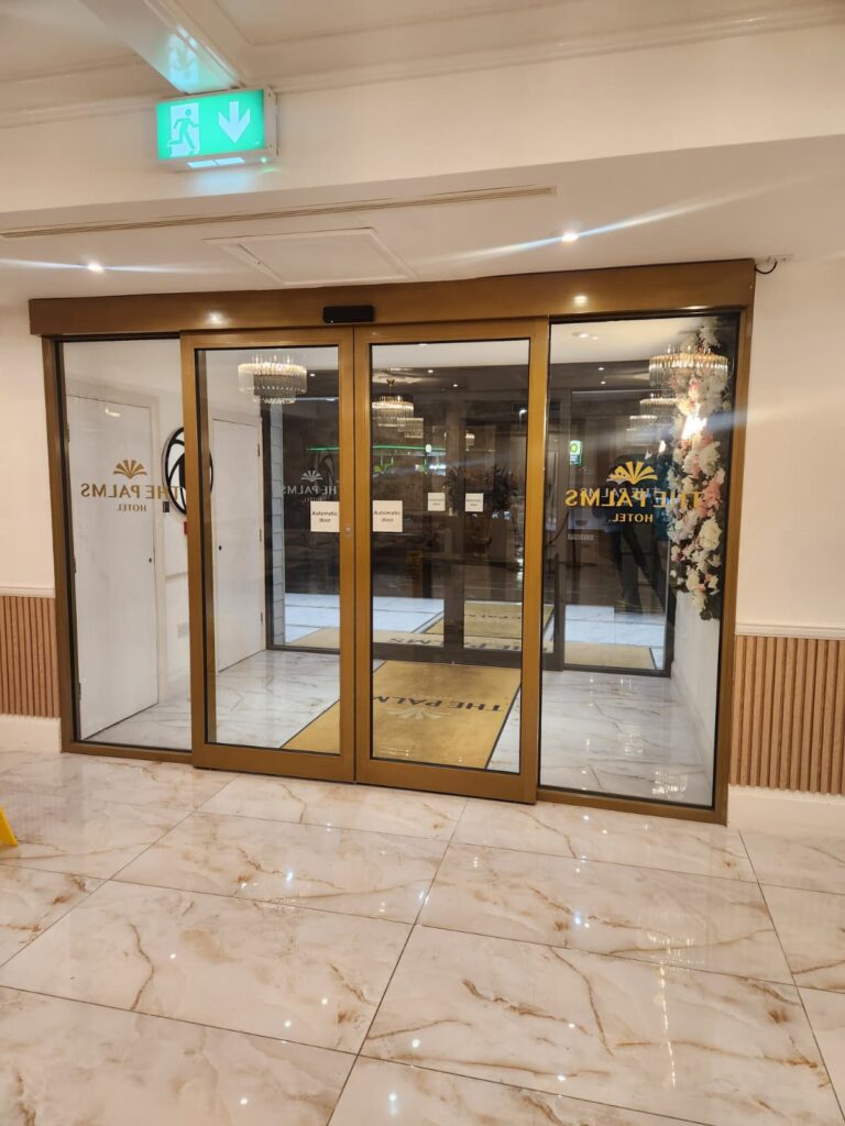 commercial aluminium shopfront doors installation Cardiff