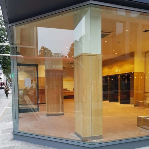 modern glass shopfronts wales commercial storefront